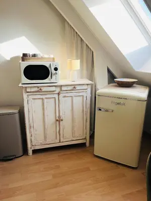Cuisine ou kitchenette dans l'établissement Le Petit Cosy King Size Bed, Calme et Parking privé