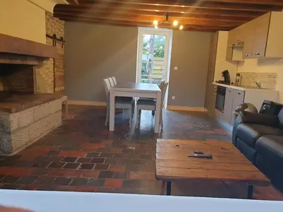 Cuisine ou kitchenette dans l'établissement lefevre cottage, Landing beaches house