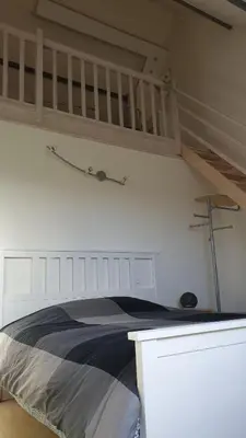Un ou plusieurs lits dans un hébergement de l'établissement Maison d'architecte proche de Caen