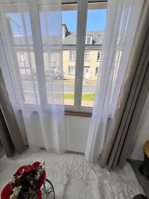 Plan de l'établissement Maison spacieuse à Montebourg avec jardin