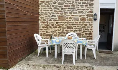 Terrasse ou espace extérieur de l'établissement French Village Living