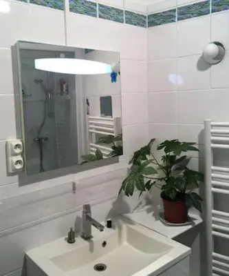 Salle de bains dans l'établissement Chambre cosy à Caen centre