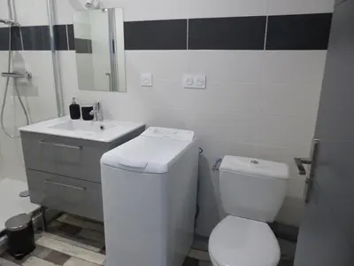 Salle de bains dans l'établissement Appartement cozy