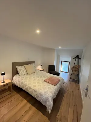 Un ou plusieurs lits dans un hébergement de l'établissement House near Mont Saint Michel