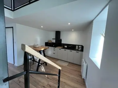 Cuisine ou kitchenette dans l'établissement La petite maison