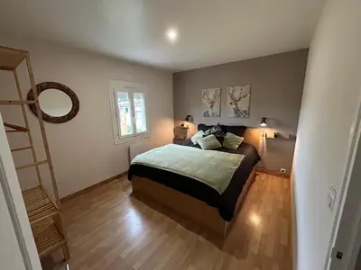 Un ou plusieurs lits dans un hébergement de l'établissement Maison proche Mer