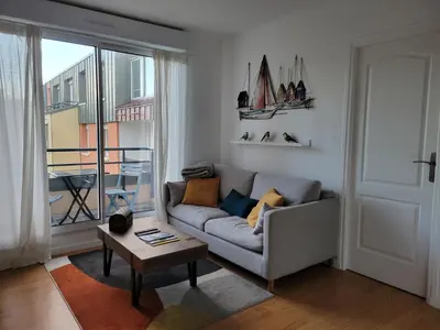 Coin salon dans l'établissement Les voiliers