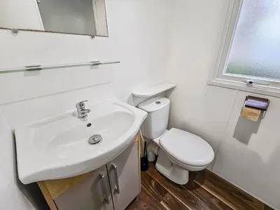 Salle de bains dans l'établissement Séjour convivial en pleine nature