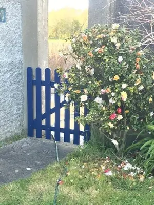 Jardin de l'établissement Gite du mont saint michel