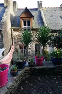 Jardin de l'établissement Maison de pêcheur sur le port
