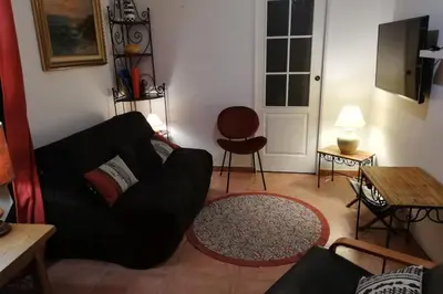 Coin salon dans l'établissement Maison de pêcheur sur le port