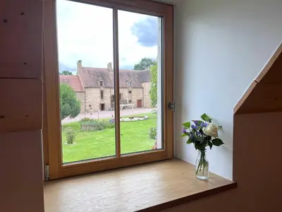 Jardin de l'établissement Cottage avec Piscine et Jacuzzi - Normandie