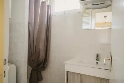 Salle de bains dans l'établissement Gîte Les Fresnes