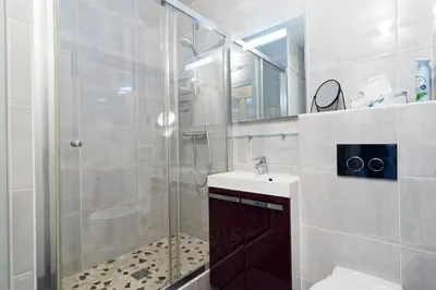 Salle de bains dans l'établissement A Joaninha - Vue sur le Port