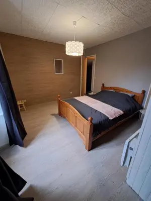 Un ou plusieurs lits dans un hébergement de l'établissement Maison au Calme en Normandie
