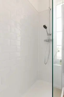 Salle de bains dans l'établissement Appartement moderne au coeur du quartier historique