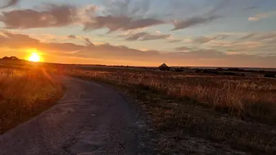 Lever ou coucher de soleil vu de la villa ou à proximité