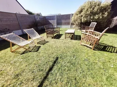 Jardin de l'établissement Cottage dans les dunes