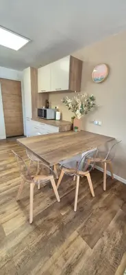 Cuisine ou kitchenette dans l'établissement L'Espadon