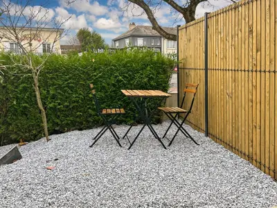 Plan de l'établissement Studio tout équipé à Caen avec terrasse