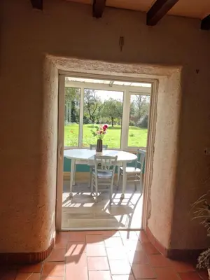 Jardin de l'établissement Maison normande entre mer et histoire