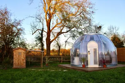 Jardin de l'établissement Maison Thalène - La Bulle