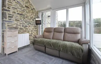 Coin salon dans l'établissement Maison Proche Littoral
