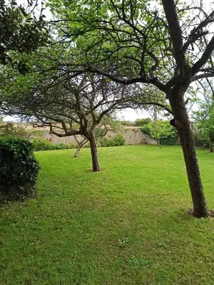 Jardin de l'établissement Maison au cœur des plages du débarquement
