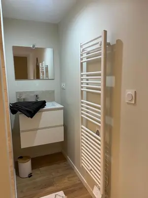 Salle de bains dans l'établissement La douce Chauviniere