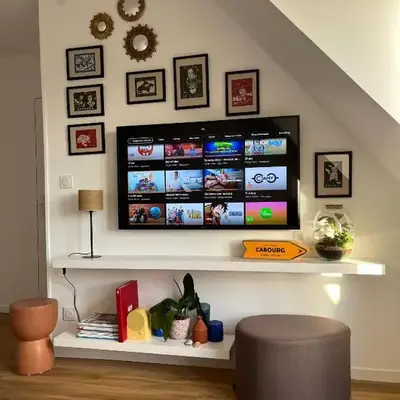 App cosy avec balcon et accés plage