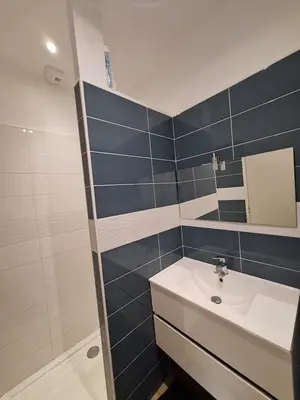 Salle de bains dans l'établissement les Chardons Bleus