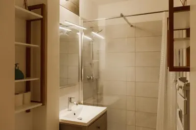 Salle de bains dans l'établissement Parenthèse Iodée