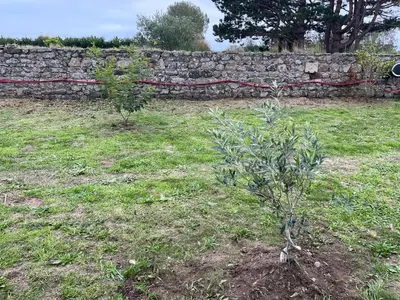 Jardin de l'établissement Pom Paille en Normandie
