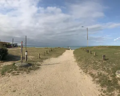 Paysage naturel près de le camping