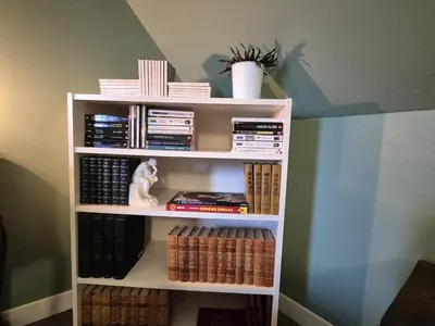Bibliothèque dans l'appartement
