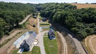 Paysage naturel près de la maison de vacances