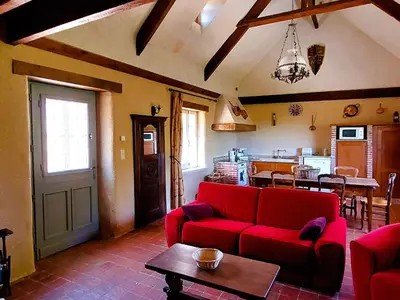 Cuisine ou kitchenette dans l'établissement Holiday Home Le domaine des roseraies- Unterkunft Maupassant by Interhome