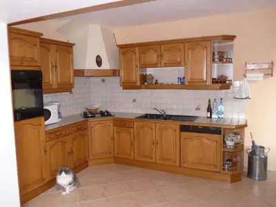 Cuisine ou kitchenette dans l'établissement Holiday Home Schönes Haus Isigny für 6 Personen by Interhome