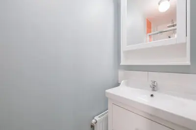 Salle de bains dans l'établissement L'Albatros - Maison de vacances