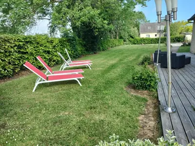 Jardin de l'établissement Gîte Le Douaire 6 personnes