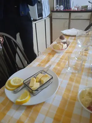 Nourriture dans la maison de vacances ou à proximité
