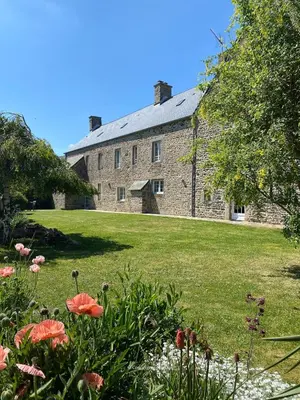 Jardin de l'établissement La Bergerie - Le Grand Gîte - Surtainville