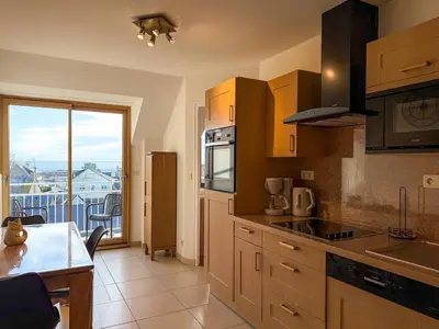 Cuisine ou kitchenette dans l'établissement La Marée - Vue mer & port - T3 tout confort