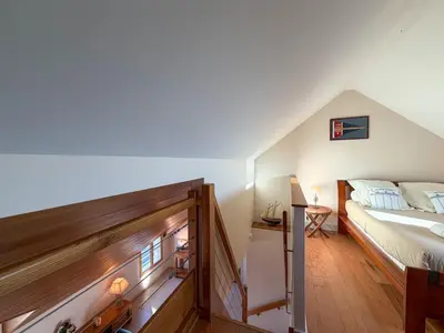 Un ou plusieurs lits dans un hébergement de l'établissement Le Cap -Vue mer & port - Appartement tout confort