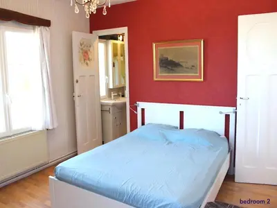Un ou plusieurs lits dans un hébergement de l'établissement Villa les Ondes