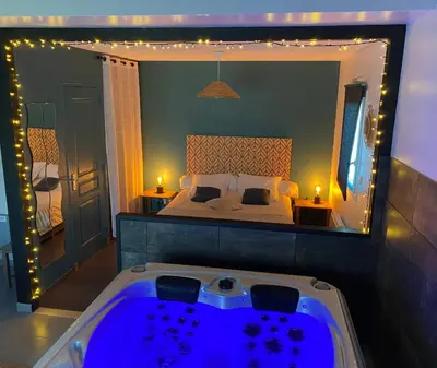 Plan de l'établissement Loft Spa privatif 6km Mont Saint Michel