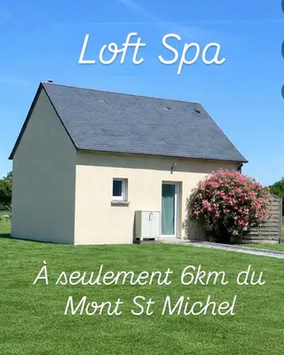 Plan de l'établissement Loft Spa privatif 6km Mont Saint Michel