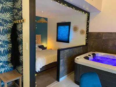Plan de l'établissement Loft Spa privatif 6km Mont Saint Michel