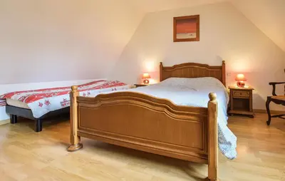Un ou plusieurs lits dans un hébergement de l'établissement Awesome Home In Montchamp Valdalliere With Wifi