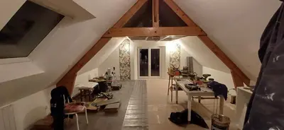 Coin salon dans l'établissement Le Saint Martin